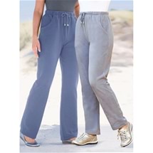 2 Pack Fleece Pants - Short Length