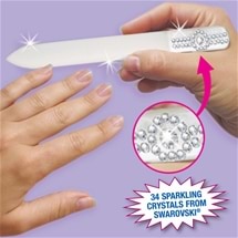 Glass Nail File with Crystals from Swarovski