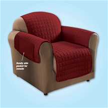 Quilted Cover Burgundy - 2 Seater