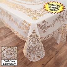 Elegant Wipe Clean Table Cloth - Rectangle