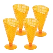 Waffle Cone Cup Set of 4