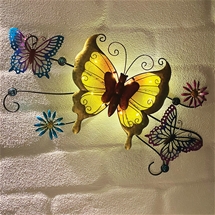 Solar Butterfly Wall Art