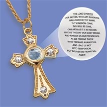 Lord's Prayer Magnifier Necklace