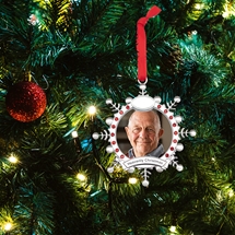 Memorial Christmas Photo Ornament