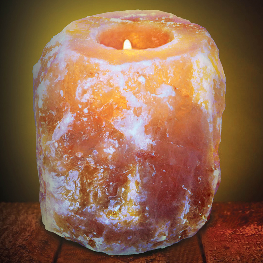 Himalayan Salt Candle Holder Magnamail