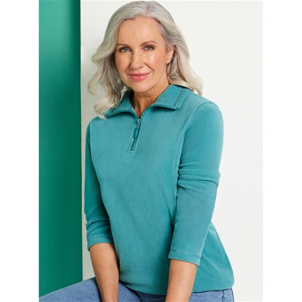 Microfleece sweatshirt on sale